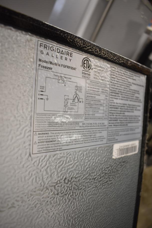 Frigidaire FGFRF6547 Stainless Steel Single Door Reach In Freezer. 115 Volts, 1 Phase. Tested and Working! - Image 6 of 7