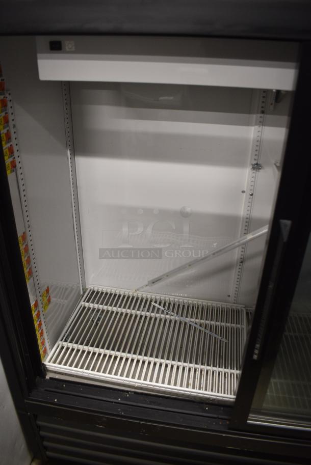 True GDM-41SL-48-LD Metal Commercial 2 Door Reach In Cooler Merchandiser w/ Poly Coated Racks. 115 Volts, 1 Phase. Cannot Test Due To Cut Cord - Image 3 of 6