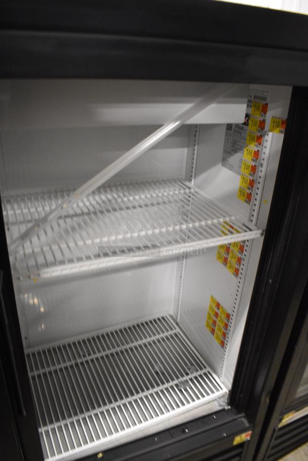 True GDM-41SL-48-LD Metal Commercial 2 Door Reach In Cooler Merchandiser w/ Poly Coated Racks. 115 Volts, 1 Phase. Cannot Test Due To Cut Cord - Image 4 of 6
