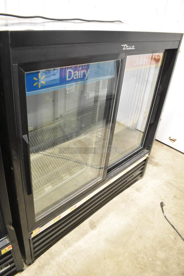 2019 True GDM-41SL-48-LD Metal Commercial 2 Door Reach In Cooler Merchandiser w/ Poly Coated Racks. 115 Volts, 1 Phase. Tested and Working! - Image 1 of 6