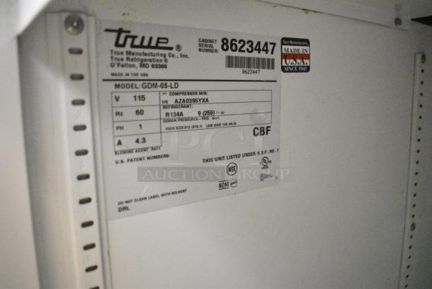 True GDM-05-LD Metal Mini Cooler Merchandiser. 115 Volts, 1 Phase. Tested and Working! - Image 5 of 5