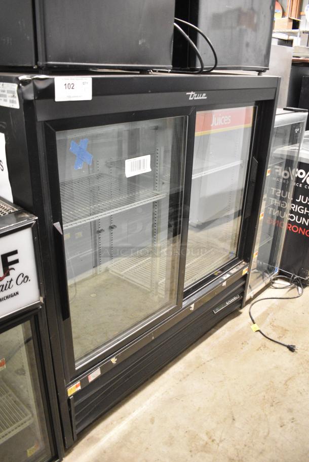 2018 True GDM-41SL-48-LD Metal Commercial 2 Door Reach In Cooler Merchandiser w/ Poly Coated Racks. 115 Volts, 1 Phase. Tested and Does Not Power On - Image 1 of 6