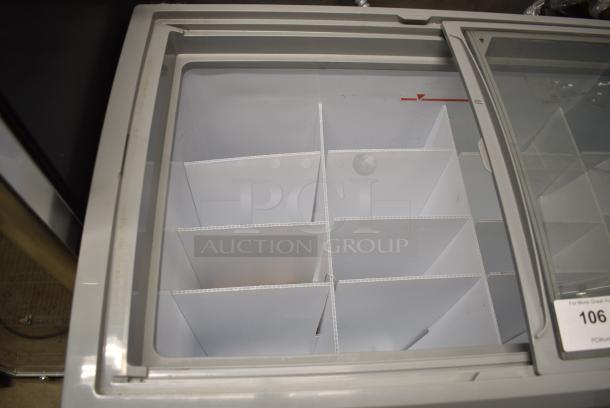 Excellence VBN-4 Metal Chest Freezer Merchandiser on Commercial Casters. 115 Volts, 1 Phase. Tested and Working! - Image 3 of 6