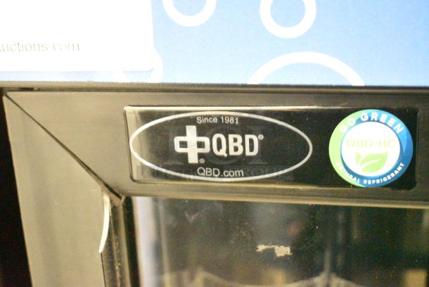 2023 QBD CD4148SL-HC Metal Commercial 2 Door Reach In Cooler Merchandiser w/ Poly Coated Racks. 115 Volts, 1 Phase. Tested and Working! - Image 3 of 7