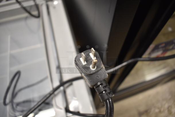 2023 QBD CD4148SL-HC Metal Commercial 2 Door Reach In Cooler Merchandiser w/ Poly Coated Racks. 115 Volts, 1 Phase. Tested and Working! - Image 6 of 7