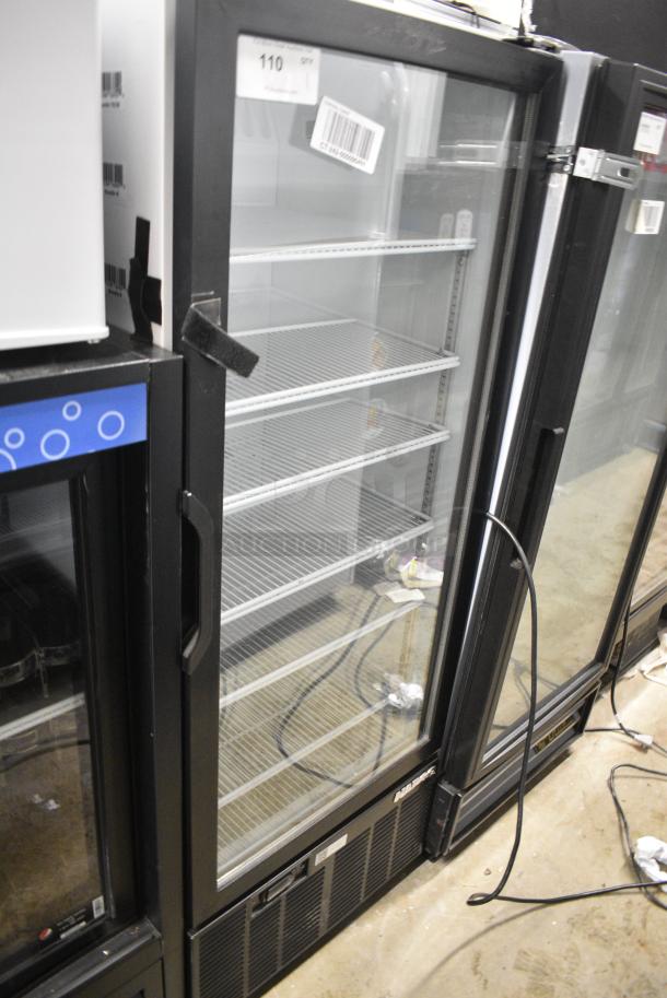 Habco SE12 Metal Commercial Single Door Reach In Cooler Merchandiser w/ Poly Coated Racks. 115 Volts, 1 Phase. Tested and Working! - Image 1 of 5