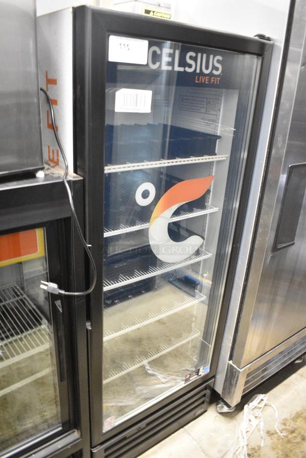2020 IDW G-12-N-3-3-4-B-5 Metal Commercial Single Door Reach In Cooler Merchandiser w/ Poly Coated Racks. 115 Volts, 1 Phase. Tested and Working! - Image 1 of 5