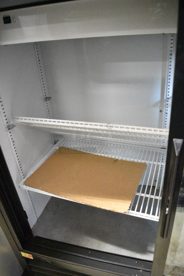 2018 True GDM-41SL-48-HC-LD Metal Commercial 2 Door Reach In Cooler Merchandiser w/ Poly Coated Racks. 115 Volts, 1 Phase. Tested and Working! - Image 3 of 6