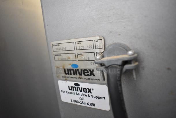 Univex SRM60 Metal Commercial Floor Style 60 Quart Planetary Dough Mixer. 208-240 Volts, 1 Phase. - Image 6 of 6