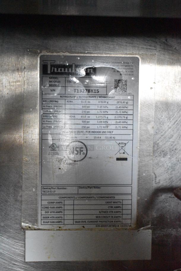 Traulsen TBC137 Stainless Steel Commercial Blast Chiller. 208/240 Volts, 3 Phase. - Image 5 of 5