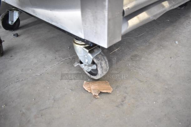 True T-35 Stainless Steel Commercial 2 Door Reach In Cooler w/ Poly Coated Racks on Commercial Casters. 115 Volts, 1 Phase. Tested and Working! - Image 3 of 6