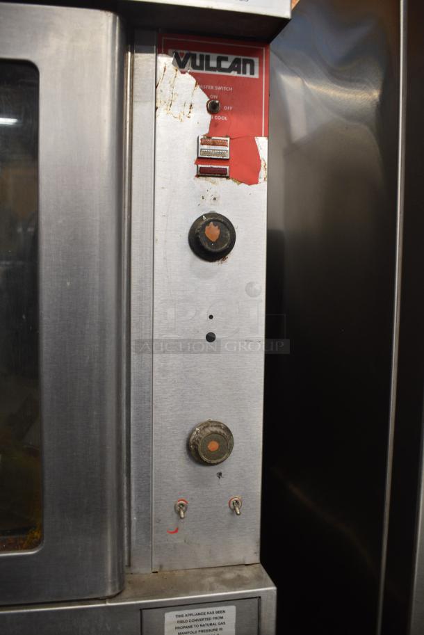 2 Vulcan Stainless Steel Commercial Gas Powered Full Size Convection Oven w/ View Through Doors and Thermostatic Controls. Includes Model VC4GD-15. 2 Times Your Bid! - Image 3 of 9