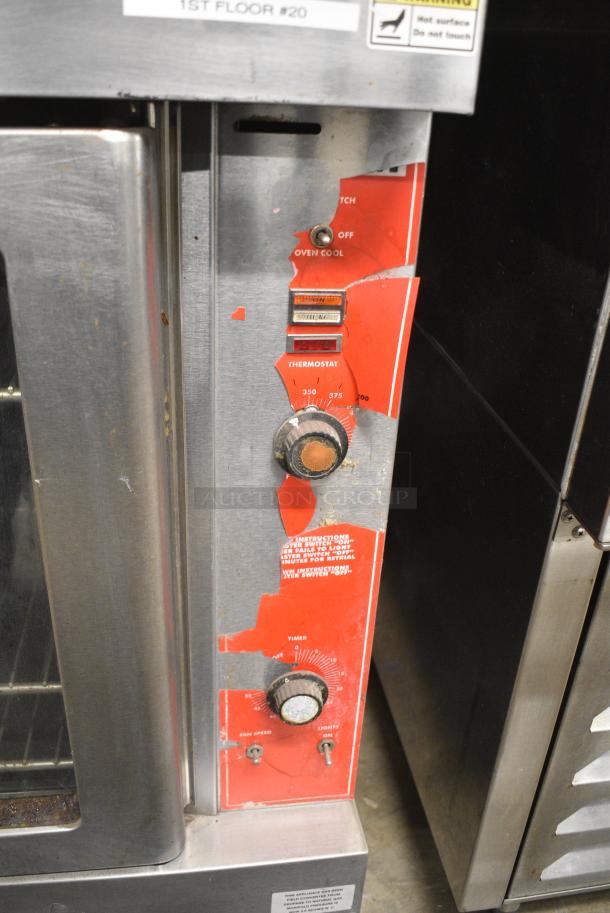 2 Vulcan Stainless Steel Commercial Gas Powered Full Size Convection Oven w/ View Through Doors and Thermostatic Controls. Includes Model VC4GD-15. 2 Times Your Bid! - Image 4 of 9