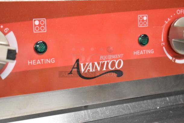 BRAND NEW SCRATCH AND DENT! Avantco 177CER400 Stainless Steel 4-Burner Solid French-Style Countertop Electric Range. 208/240 Volts, 1 Phase. - Image 2 of 6