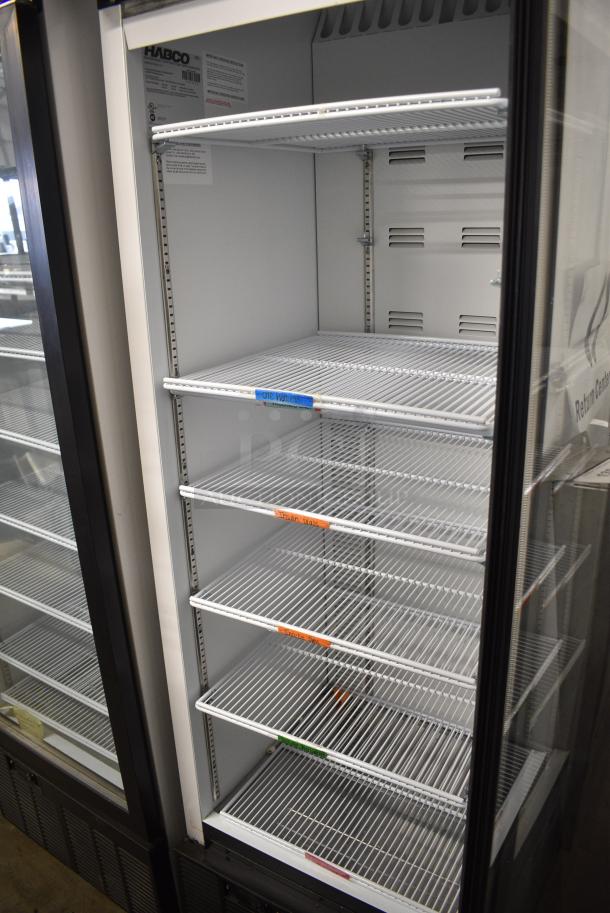 2019 Habco SE18 Metal Commercial Single Door Reach In Cooler Merchandiser w/ Poly Coated Racks. 115 Volts, 1 Phase. Tested and Working! - Image 3 of 4