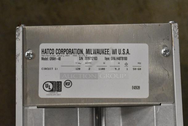 Avantco GRAH-48 Metal Commercial Heat Strip. 120 Volts, 1 Phase. - Image 4 of 4