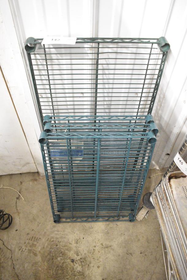 ALL ONE MONEY! Lot of 4 Various Wire Shelves. - Image 2 of 4