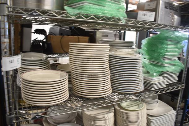 ALL ONE MONEY! Tier Lot of Various Items Including Ceramic Dishes - Image 1 of 6