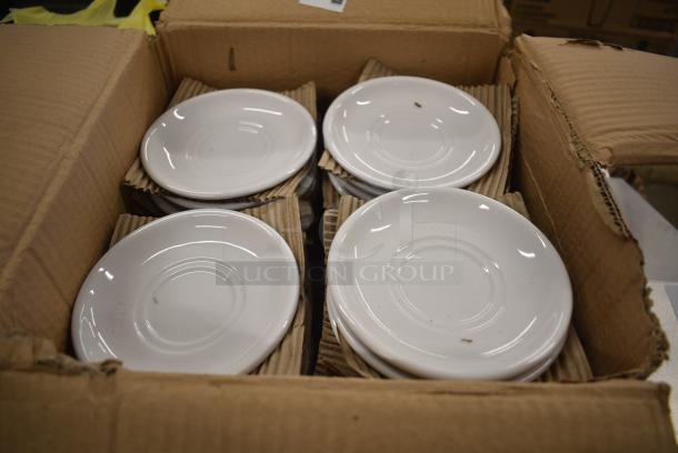 Box of Ceramic Saucers - Image 1 of 7