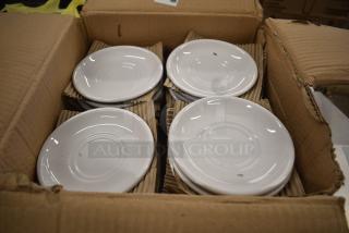 Box of Ceramic Saucers