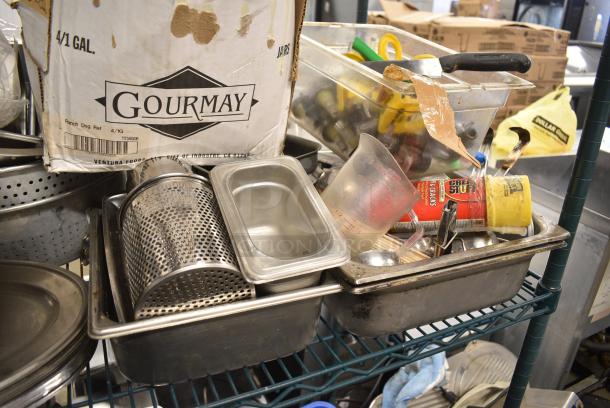 ALL ONE MONEY! Tier Lot of Various Items Including Cake Stand, Bowl, Drop In Bins - Image 4 of 7