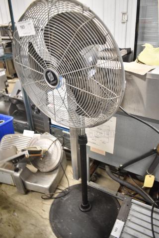 Orient Metal Floor Style Fan. 120 Volts, 1 Phase. Tested and Working!