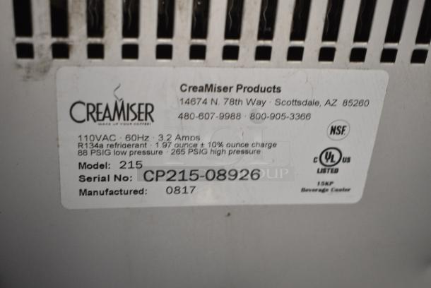 Creamiser 215 Metal Commercial Countertop Cream Dispenser. 110 Volts, 1 Phase. Tested and Working! - Image 5 of 5