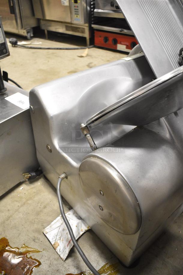 Stainless Steel Commercial Countertop Automatic Meat Slicer. 115 Volts, 1 Phase. Tested and Working! - Image 9 of 10