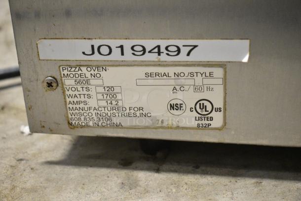 560E Stainless Steel Countertop Electric Powered Pizza Oven / Snack Oven. 120 Volts, 1 Phase. Tested and Working! - Image 7 of 7