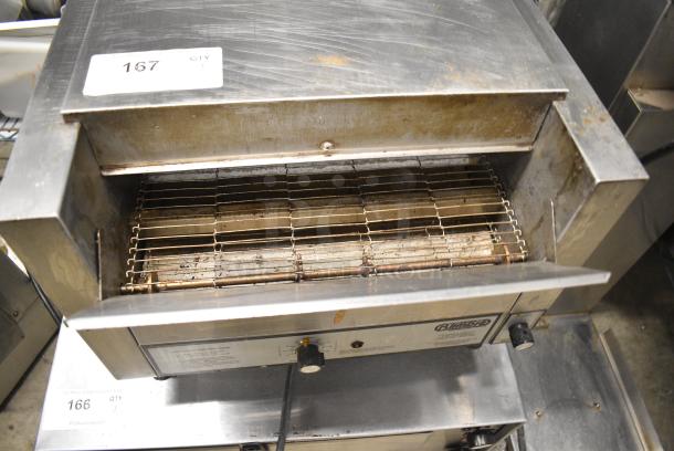 Star Holman B714H Stainless Steel Commercial Countertop Electric Powered Conveyor Pizza Oven. 120 Volts, 1 Phase. Tested and Working! - Image 4 of 7