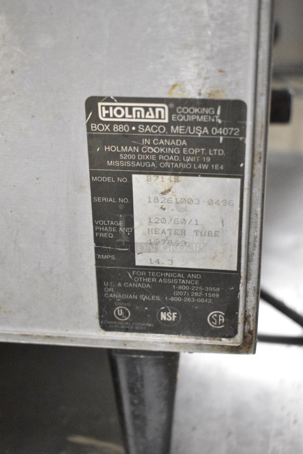 Star Holman B714H Stainless Steel Commercial Countertop Electric Powered Conveyor Pizza Oven. 120 Volts, 1 Phase. Tested and Working! - Image 7 of 7