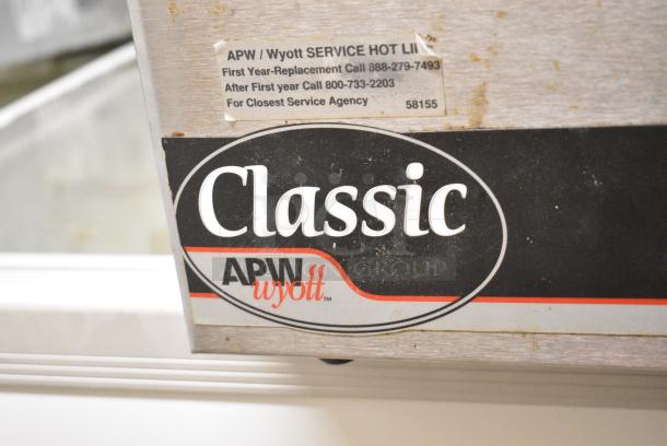 APW Wyott W-3V Stainless Steel Commercial Countertop Food Warmer. 120 Volts, 1 Phase. Tested and Working! - Image 3 of 6