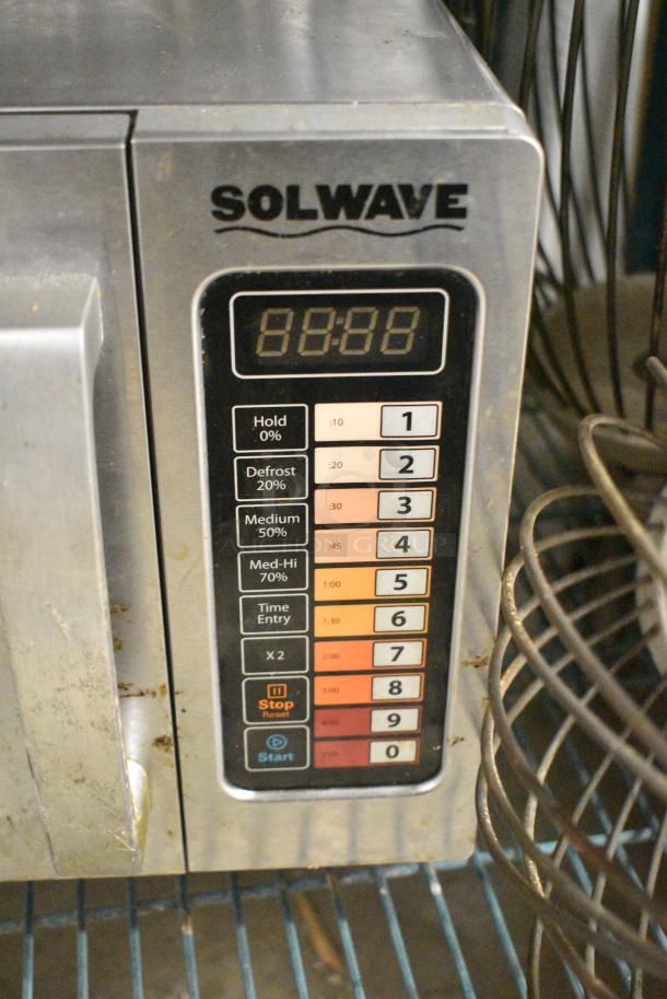 Solwave 180MW10003S Stainless Steel Commercial Countertop Microwave Oven. 120 Volts, 1 Phase. - Image 3 of 6
