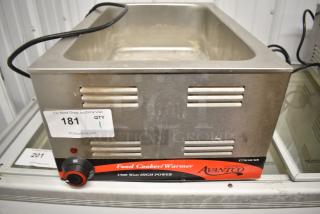Avantco 177W50CKR Stainless Steel Commercial Countertop Food Warmer. 120 Volts, 1 Phase. Tested and Working!