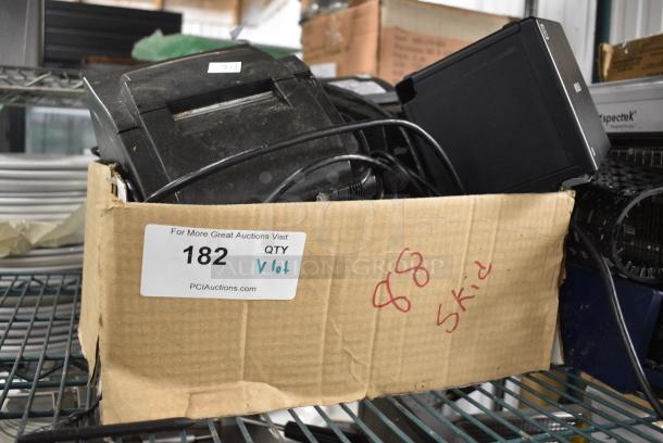 ALL ONE MONEY! Lot of Various Items Including Receipt Printers and Wiring - Image 1 of 5