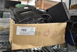 ALL ONE MONEY! Lot of Various Items Including Receipt Printers and Wiring