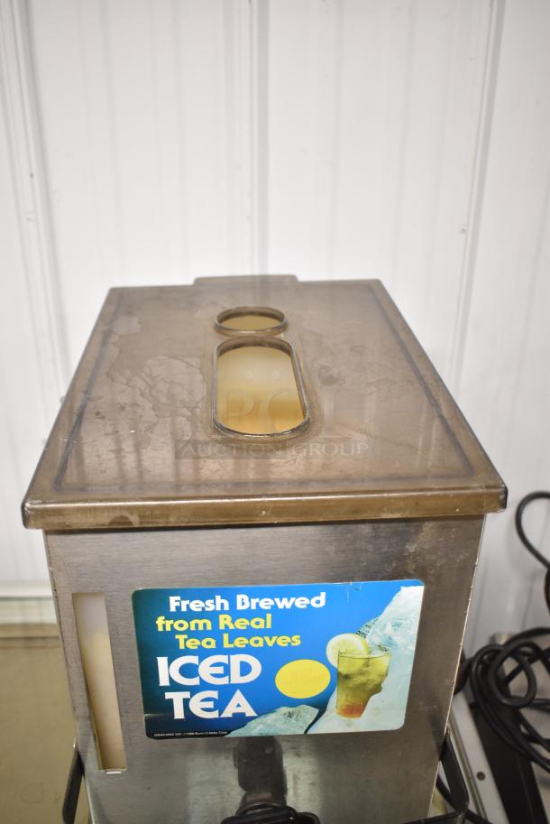 Bunn Metal Countertop Iced Tea Machine Beverage Holder Dispenser w Extra Lid. - Image 4 of 9