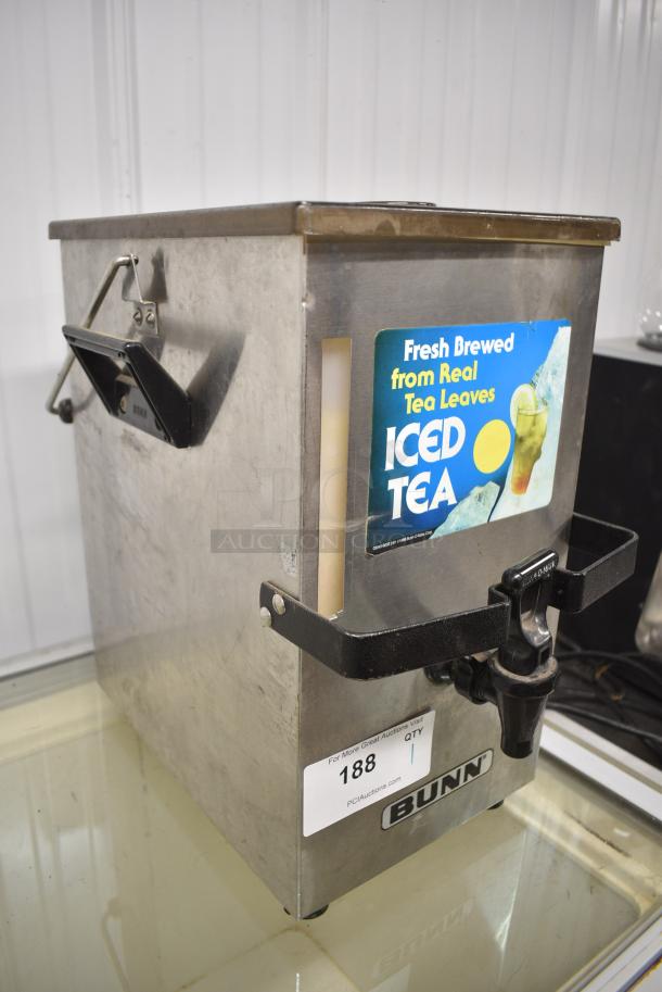 Bunn Metal Countertop Iced Tea Machine Beverage Holder Dispenser w Extra Lid. - Image 8 of 9