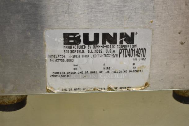 Bunn Metal Countertop Iced Tea Machine Beverage Holder Dispenser w Extra Lid. - Image 9 of 9