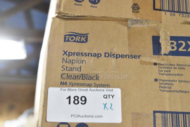 2 BRAND NEW! Tork 32XPS Poly Countertop Napkin Dispenser. 2 Times Your Bid! - Image 3 of 4