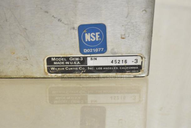 Curtis GEM-3 Stainless Steel Coffee Server Satellite. - Image 6 of 6