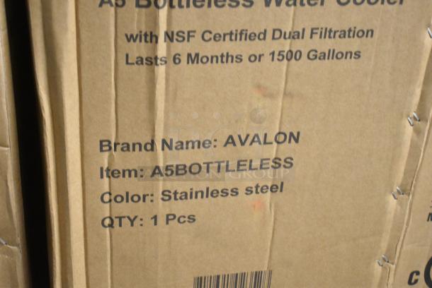 2 BRAND NEW IN BOX! Avalon A3/A5BOTTLELESS Self Cleaning Water Cooler Water Dispenser. 115 Volts, 1 Phase. 2 Times Your Bid! Stock Picture Used - Image 3 of 4