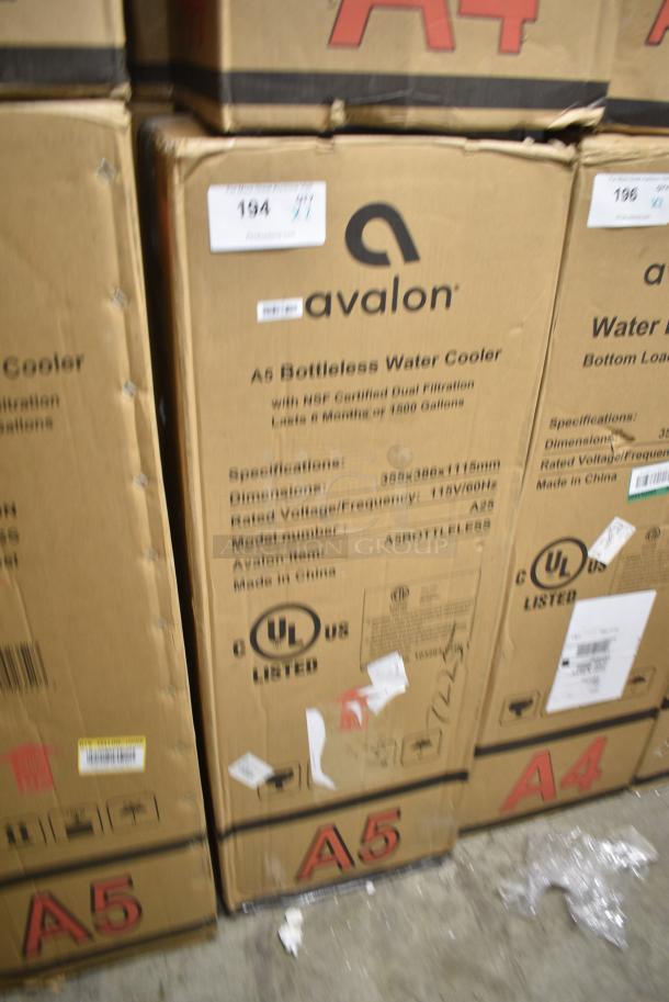 2 BRAND NEW IN BOX! Avalon A5BOTTLELESS Self Cleaning Water Cooler Water Dispenser. 115 Volts, 1 Phase. 2 Times Your Bid! Stock Picture Used - Image 2 of 4
