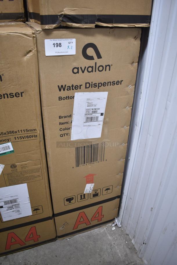 2 BRAND NEW IN BOX! Avalon A4BLWTRCLR/A3BLOZONEWTRCLR Self Cleaning Water Cooler Water Dispenser. 115 Volts, 1 Phase. 2 Times Your Bid! Stock Picture Used - Image 2 of 4