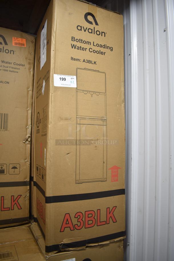 2 BRAND NEW IN BOX! Avalon A3BLK/A3BLOZONEWTRCLR Self Cleaning Water Cooler Water Dispenser. 115 Volts, 1 Phase. 2 Times Your Bid! Stock Picture Used - Image 2 of 4