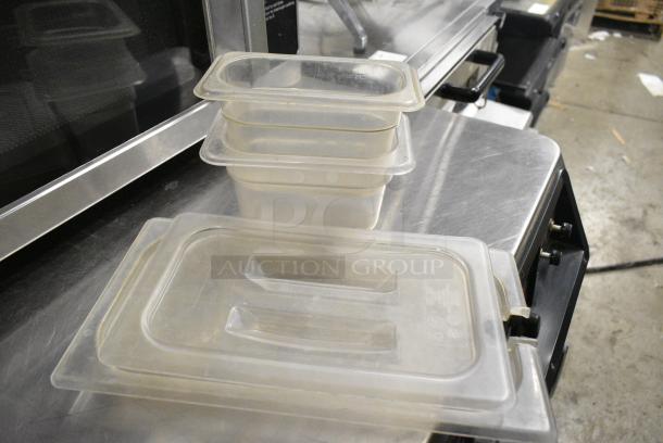 ALL ONE MONEY! Lot of Various Clear Poly Drop In Bin Lids. - Image 3 of 3