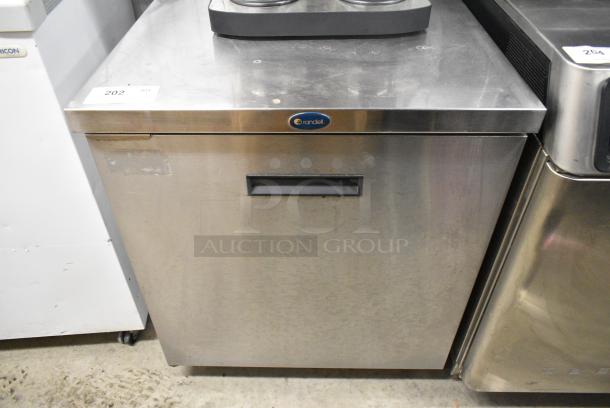 Randell 9404-7 Stainless Steel Commercial Single Door Undercounter Cooler. 115 Volts, 1 Phase. Tested and Working! - Image 1 of 6
