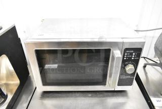 Amana RCS10DS Stainless Steel Commercial Countertop Microwave Oven. 120 Volts, 1 Phase.