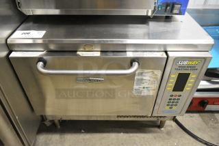 Turbochef NGC Stainless Steel Commercial Countertop Electric Powered Rapid Cook Oven. 208/240 Volts, 1 Phase.