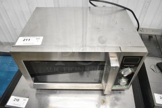 Spectrum EMW-1000SD Stainless Steel Commercial Countertop Microwave Oven. 120 Volts, 1 Phase.